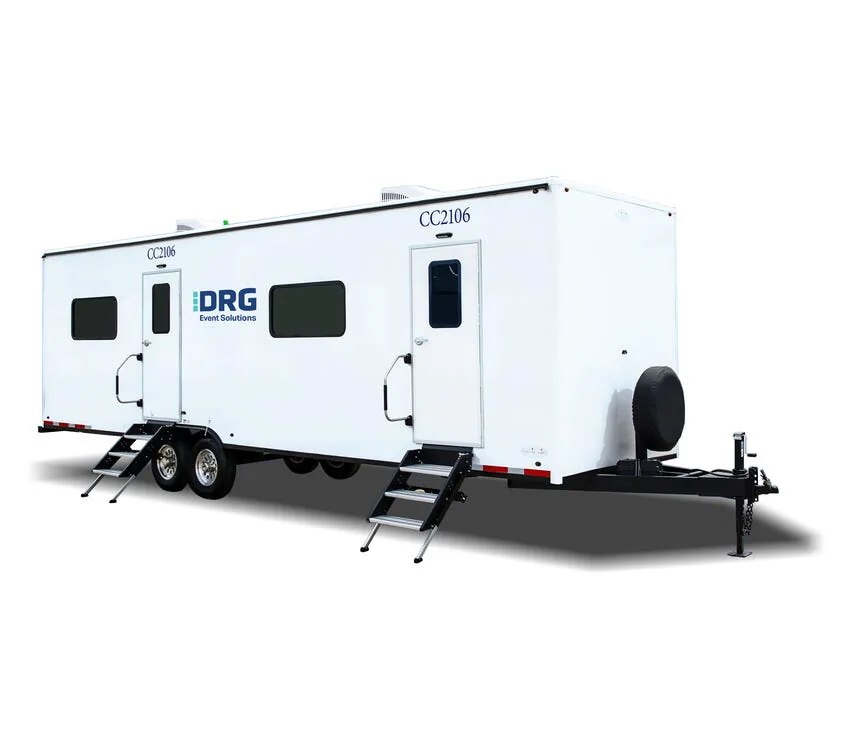 Exterior of the 30-ft Command Trailer.