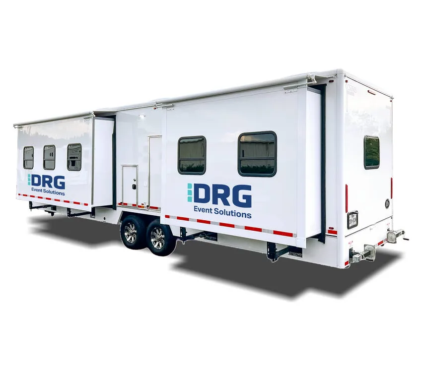 Command Trailer from the curbside.