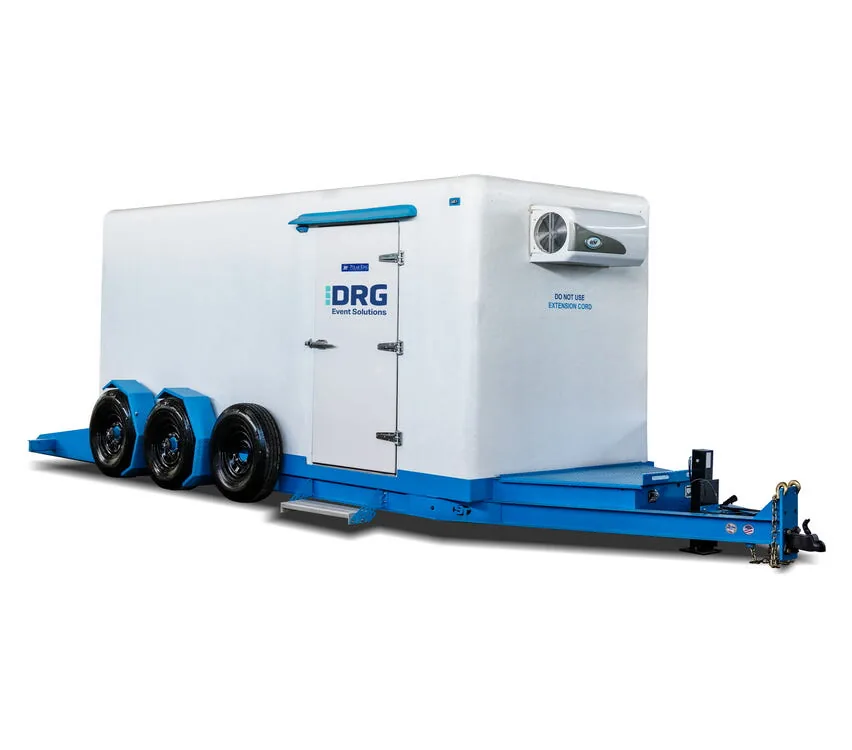 Exterior of the Refrigerated Freezer Trailer.